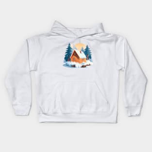 cabin in the woods Kids Hoodie